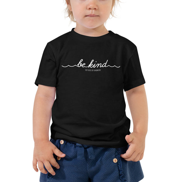 Toddler Tee - BE KIND - White Ink