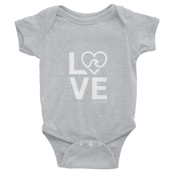 Infant Bodysuit - LOVE – White Ink
