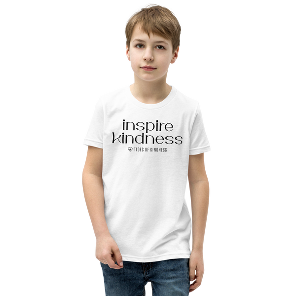 Youth Short-Sleeve T-Shirt - INSPIRE KINDNESS - Black Ink