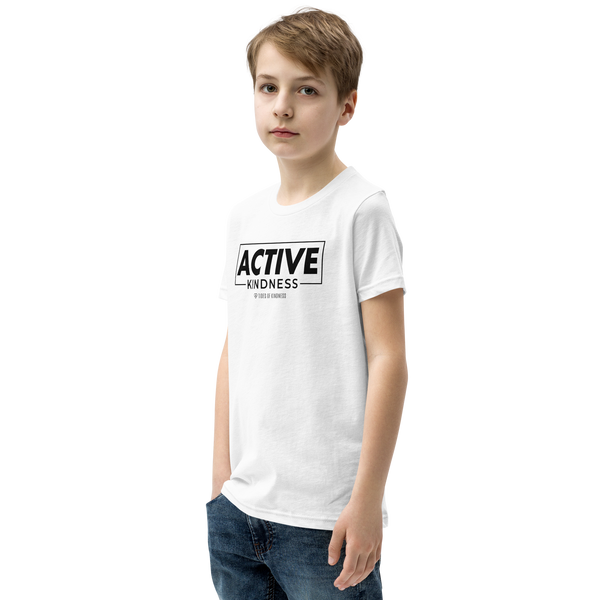 Youth Short-Sleeve T-Shirt - ACTIVE KINDNESS - Black Ink