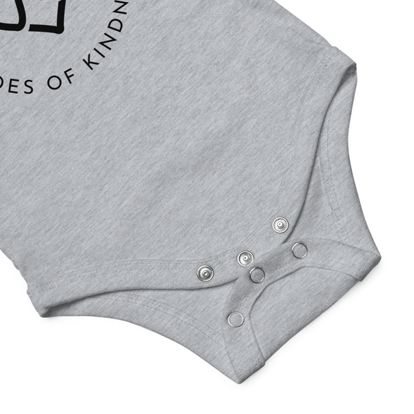 Infant Bodysuit - TIDES OF KINDNESS / CIRCLE - Black Ink