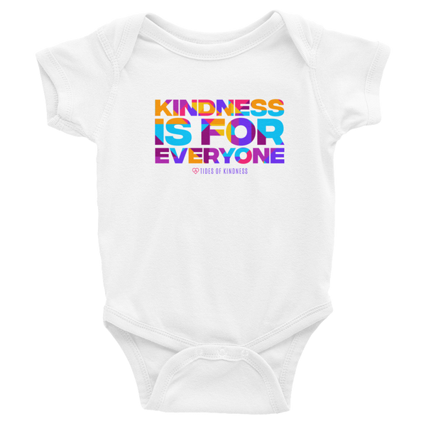 Infant Bodysuit - KINDNESS IS FOR EVERYONE - Multi Color