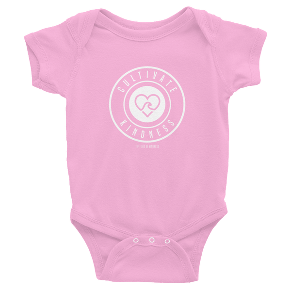 Infant Bodysuit - CULTIVATE KINDNESS – White Ink