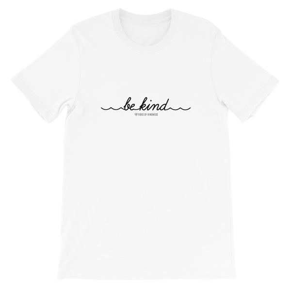Short-Sleeve Unisex T-Shirt - BE KIND - Black Ink