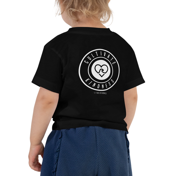 Toddler Tee - CULTIVATE KINDNESS / Back – White Ink