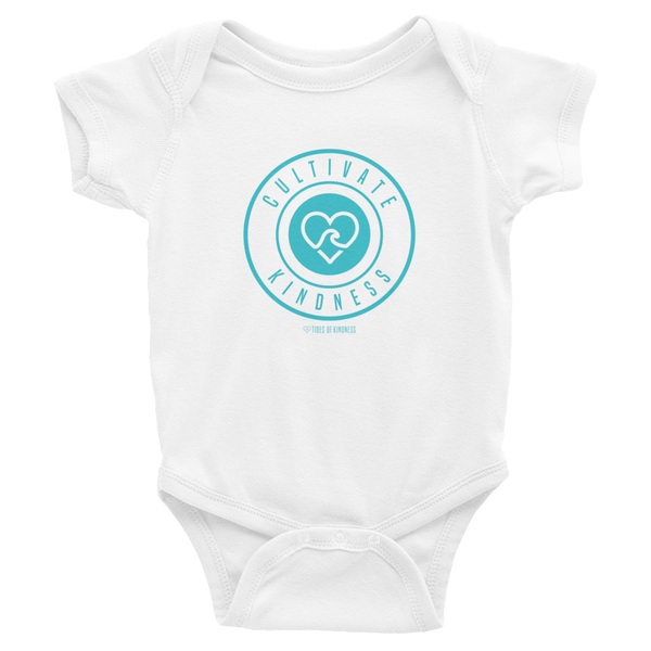 Infant Bodysuit - CULTIVATE KINDNESS – Teal Ink