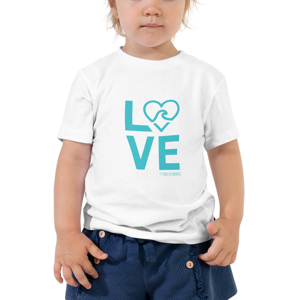 Toddler Tee - LOVE / Front – Teal Ink