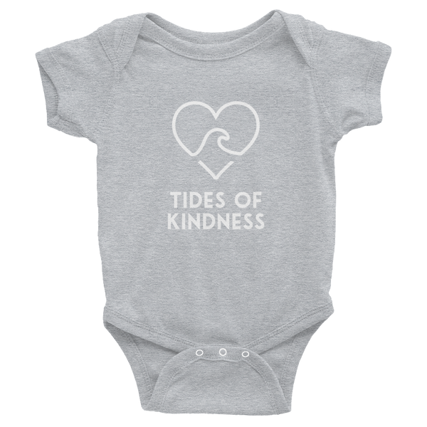 Infant Bodysuit - TIDES OF KINDNESS – White Ink