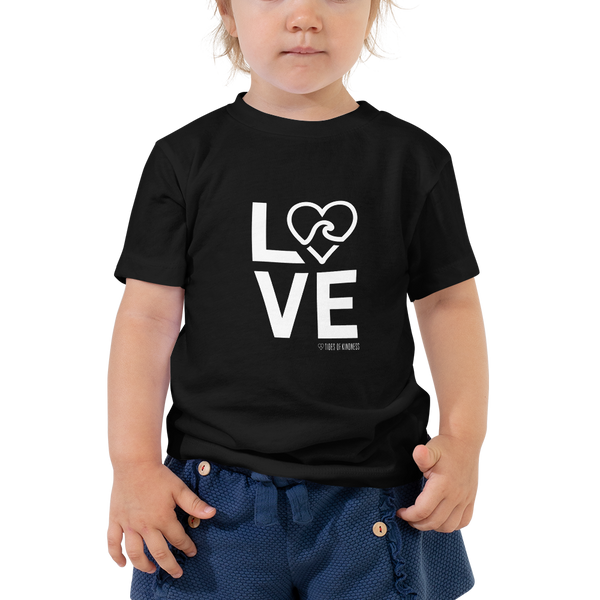 Toddler Tee - LOVE / Front – White Ink