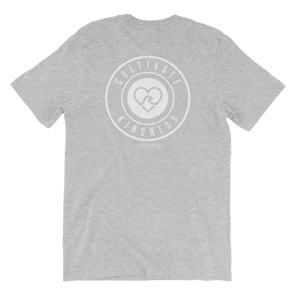 Short-Sleeve Unisex T-Shirt - CULTIVATE KINDNESS / Back – White Ink