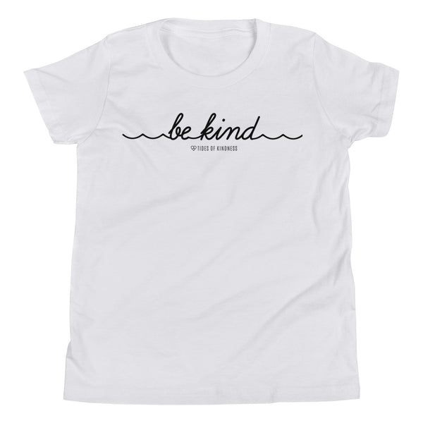 Youth Short-Sleeve T-Shirt - BE KIND - Black Ink