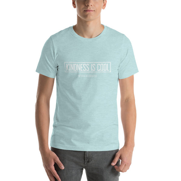Short-Sleeve Unisex T-Shirt - KINDNESS IS COOL - White Ink
