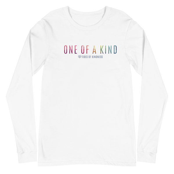 Long-Sleeve Unisex T-Shirt - ONE OF A KIND - Bright Multi Ink
