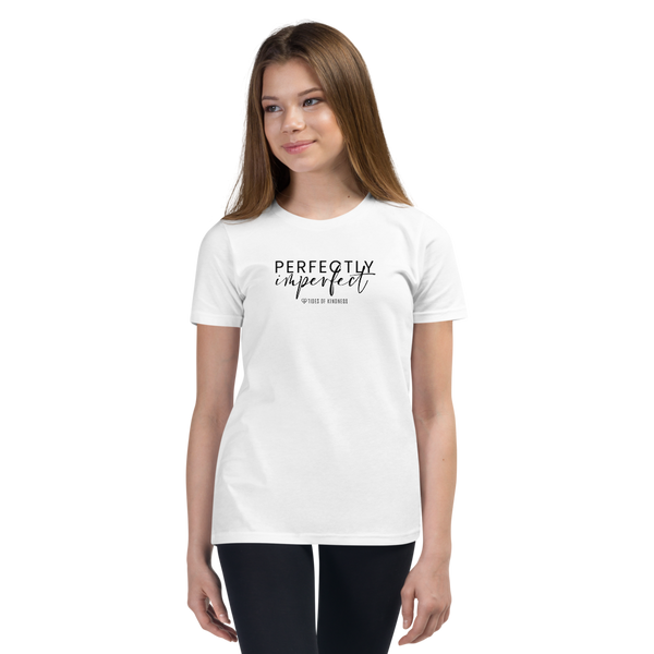 Youth Short-Sleeve T-Shirt - PERFECTLY IMPERFECT - Black Ink
