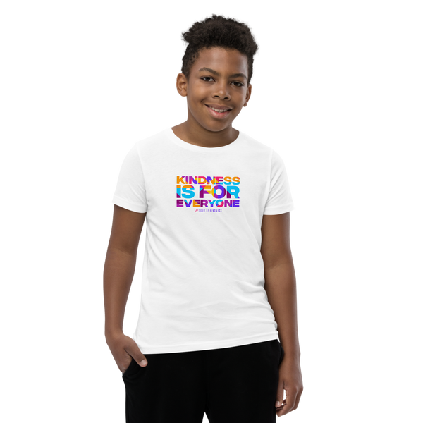 Youth Short-Sleeve T-Shirt - KINDNESS IS FOR EVERYONE - Multi Color