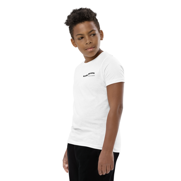Youth Short-Sleeve T-Shirt - BE COOL. BE KIND. - Black Ink